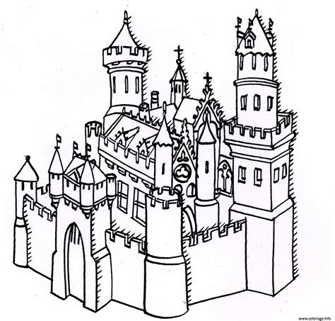 Coloriage Chateau Et Princesse Archives - Coloriages Gratuits avec